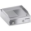 Ristoattrezzature Modello: 111900062042937,Fry top elettrico da banco piastra 1/2 liscia 1/2 rigata 13 kW 80x90x25h cm