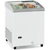 Ristoattrezzature Modello: 109102930212674,Espositore gelateria con vetri scorrevoli curvi capacità 170 lt -25 -18°C 69x67x91h cm