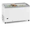 Ristoattrezzature Modello: 109103840212676,Espositore gelateria con vetri scorrevoli curvi capacità 394 lt -25 -18°C 128x67x91h cm