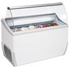 Risto Modello: 10912007882689,Banco vetrina gelati vetri curvi 7 gusti temperatura -20 -15°C 134,1x72,3x125,3h cm
