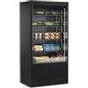 Risto Modello: 10913002872692,Espositore murale ventilato con frontale aperto nero temperatura 0 +4°C 98,5x64x198,5h cm