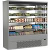 Risto Modello: 10913022872694,Espositore murale ventilato con frontale aperto grigio temperatura 0 +4°C 188,5x64x198,5h cm