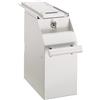 Ristoattrezzature Modello: 110660012791,Cassaforte sotto banco per banconote apertura con chiave 10x22x22,5h cm