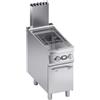 Ristoattrezzature Modello: 109550011202721,Friggitrice 1 vasca a gas su mobile capacità 22 lt S/90 40x90x85h cm con comandi elettronici