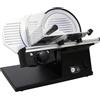 Ristoattrezzature Modello: 8925001017009,Affettatrice per salumi a gravità con piano d'appoggio ampio lama in acciaio cromato Ø 220 mm Black