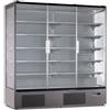 Ristoattrezzature Modello: 99880154483001,Espositore murale ventilato 3 ante 3 lati in vetro +1 +10 °C 1147 lt 183,5x74x201h cm