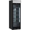 Ristoattrezzature Modello: 115700021543003,Frigo vetrina bibite refrigerata 1 anta in vetro +0 +10 °C nera 390 lt 60x65,5x195h cm