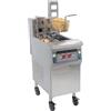 Ristoattrezzature Modello: 12230495218,Friggitrice elettrica professionale con sollevamento automatico e sistema di filtraggio olio 12+12 lt 17 kW