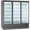 Ristoattrezzature Modello: 115730222183008,Espositore murale refrigerazione no frost 3 ante -18 -22°C Grigio 1450 lt 190,5x78x209h cm