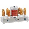 Ristoattrezzature Modello: 12232500,Macchina per hot dog 6 punzoni riscaldanti