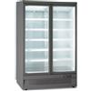 Ristoattrezzature Modello: 115740222193010,Espositore murale refrigerazione ventilato 2 ante 0 +10°C Grigio 1000 lt 125,3x71x199,7h cm