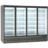 Risto Modello: 115740222213012,Espositore murale refrigerazione ventilato 4 ante 0 +10°C Grigio 2060 lt 250,8x71x199,7h cm