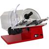 Ristoattrezzature Modello: 10159001014005,Affettatrice per salumi a gravità con piano d'appoggio ampio lama in acciaio cromato Ø 300 mm linea PRO Red