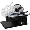 Ristoattrezzature Modello: 10159001017009,Affettatrice per salumi a gravità con piano d'appoggio ampio lama in acciaio cromato Ø 220 mm linea PRO Black