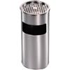 Ristoattrezzature Modello: 10551,Kit da 2 posaceneri in acciaio inox 21x21x59h cm