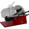 Ristoattrezzature Modello: 10159001018005,Affettatrice per salumi a gravità con piano d'appoggio ampio lama in acciaio cromato Ø 275 mm linea PRO Red