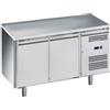 Ristoattrezzature Modello: 115780020122974,Tavolo congelatore refrigerato in acciaio inox 2 porte -18 -22 °C 136x70x85h cm monoblocco - FC