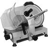 Ristoattrezzature Modello: 1081600129001,Affettatrice per salumi a gravità con affilatoio fisso linea PRO acciaio cromato Ø 300 mm XL Standard
