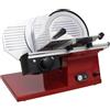 Ristoattrezzature Modello: 8925001017005,Affettatrice per salumi a gravità con piano d'appoggio ampio lama in acciaio cromato Ø 220 mm Red