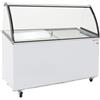 Ristoattrezzature Modello: 10564006244547,Banco vetrina gelati vetri curvi 8 gusti refrigerazione statica 148,7x65x131,5h cm -18 -24°C