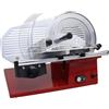 Ristoattrezzature Modello: 8925001018005,Affettatrice per salumi a gravità con piano d'appoggio ampio lama in acciaio cromato Ø 275 mm Red
