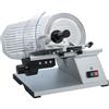 Ristoattrezzature Modello: 8317,Affettatrice per salumi a gravità con carrello rimovibile lama in acciaio cromato 220 mm