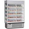 Risto Modello: 109440010222714,Espositore murale ventilato temperatura 0 +10°C porte a battente grigio 98,5x73,7x198,7h cm