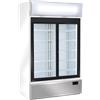 Risto Modello: 10578373302469,Frigo vetrina bibite verticale refrigerata 2 ante scorrevoli in vetro 0 +7 °C 967 lt 120x74,2x200h cm