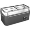 Ristoattrezzature Modello: 115973030451109,Isola frigo surgelati bivalente con ante in vetro scorrevoli 185x85x87h cm 523 lt +10 -22°C
