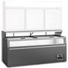 Ristoattrezzature Modello: 115973034452109,Isola frigo surgelati bivalente con ante in vetro scorrevoli 210,4x85x108h cm 646 lt +10 -22°C