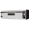 Ristoattrezzature Modello: 105810050002471,Forno elettrico pizzeria per pizza meccanico monofase capacità 6 pizze 1 camera da 99x66x14h cm