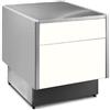 Ristoattrezzature Modello: 116090020063040,Banco cassa per banchi con vetri dritti bianco 78x117,5x85h cm