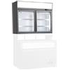 Ristoattrezzature Modello: 11622002454109,Pensile congelatore in alluminio 2 porte 232 lt -22 -18°C