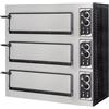 Risto Modello: 105870090022473,Forno elettrico panetteria per pane meccanico trifase 3 teglie 60x40 cm 3 camere da 62x50x12h cm - 6 termostati