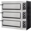 Risto Modello: 105880090022473,Forno elettrico panetteria per pane meccanico monofase 3 teglie 60x40 cm 3 camere da 62x50x12h cm - 6 termostati