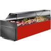 Ristoattrezzature Modello: 10601248054001,Banco refrigerato per pasticceria panineria ventilato rosso +3 +5°C 104x90x119,1h cm frontale basso