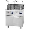 Ristoattrezzature Modello: 102204552631,Cuocipasta a gas in acciaio inox 2 vasche 35+35 lt 80x90x114h cm