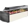 Ristoattrezzature Modello: 10601248054006,Banco refrigerato per pasticceria panineria ventilato bianco +3 +5°C 104x90x119,1h cm frontale basso