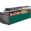 Ristoattrezzature Modello: 10601248054026,Banco refrigerato per pasticceria panineria ventilato verde +3 +5°C 104x90x119,1h cm frontale basso