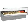 Risto Modello: 111350060022826,Banco refrigerato statico con vano riserva per macelleria e salumeria bianco vetri dritti 150x91x129h cm