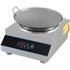 Ristoattrezzature Modello: 1163800142150,Piastra ad induzione Wok singola Ø da 400 mm 5 Kw