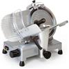 Ristoattrezzature Modello: 10962016014042,Affettatrice per salumi a gravità professionale serie Superior con affilatoio fisso lama cromata Ø 300 mm 0.18 kW