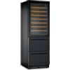 Ristoattrezzature Modello: 116580021143071,Cantina vini refrigerazione ventilata nera con cassetti 141 bottiglie +2°C +20°C / 0°C +15°C 59,5x69x177,3h cm