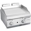Ristoattrezzature Modello: 111890011582834,Fry top a gas da banco piastra liscia 8 kW 60x60x28h cm