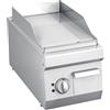 Ristoattrezzature Modello: 111900011612842,Fry top elettrico da banco piastra liscia 3.6 kW 30x60x28h cm
