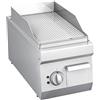 Ristoattrezzature Modello: 111900021612842,Fry top elettrico da banco piastra rigata 3.6 kW 30x60x28h cm