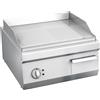 Ristoattrezzature Modello: 111900061002834,Fry top elettrico da banco piastra 1/2 liscia 1/2 rigata 7.2 kW 60x60x28h cm
