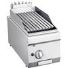 Ristoattrezzature Modello: 111911012842,Fry top griglia a pietra lavica a gas da banco 6 kW 30x60x28h cm