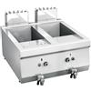 Ristoattrezzature Modello: 11194002165163,Friggitrice a gas 8+8 lt da banco 2 vasche 13.4 kW