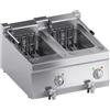 Ristoattrezzature Modello: 11195002423003,Friggitrice elettrica 11+11 lt da banco 2 vasche trifase